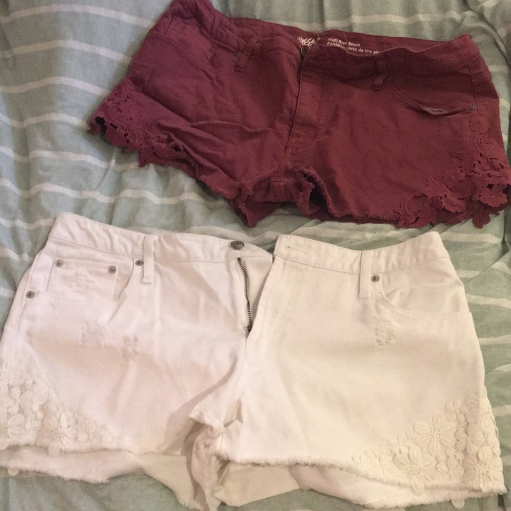 Two pairs of target shorts